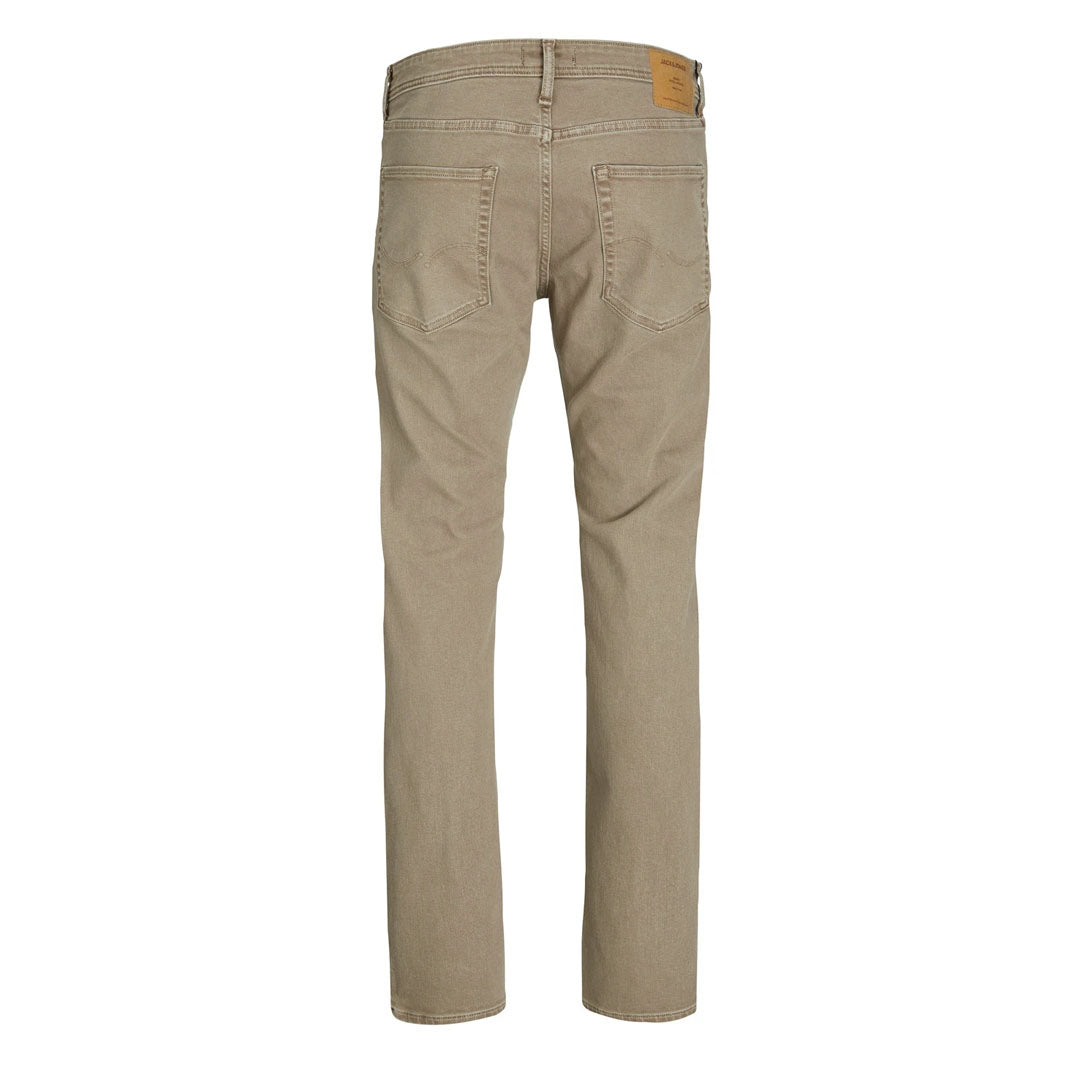 JJ tapered stretchable beige jeans for men