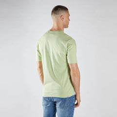 desel crew neck light green tee shirt for men