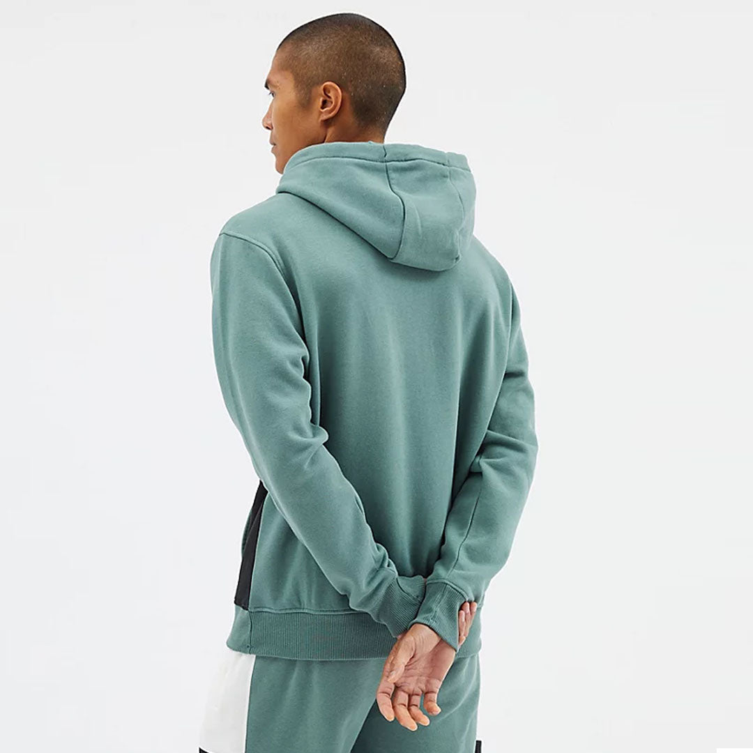 gorg pullover sea green penal hoodies for men