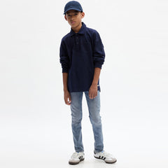 gp light blue super stretchable skinny jeans for boys