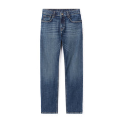 clio regular fit stretchable mid blue jeans for men