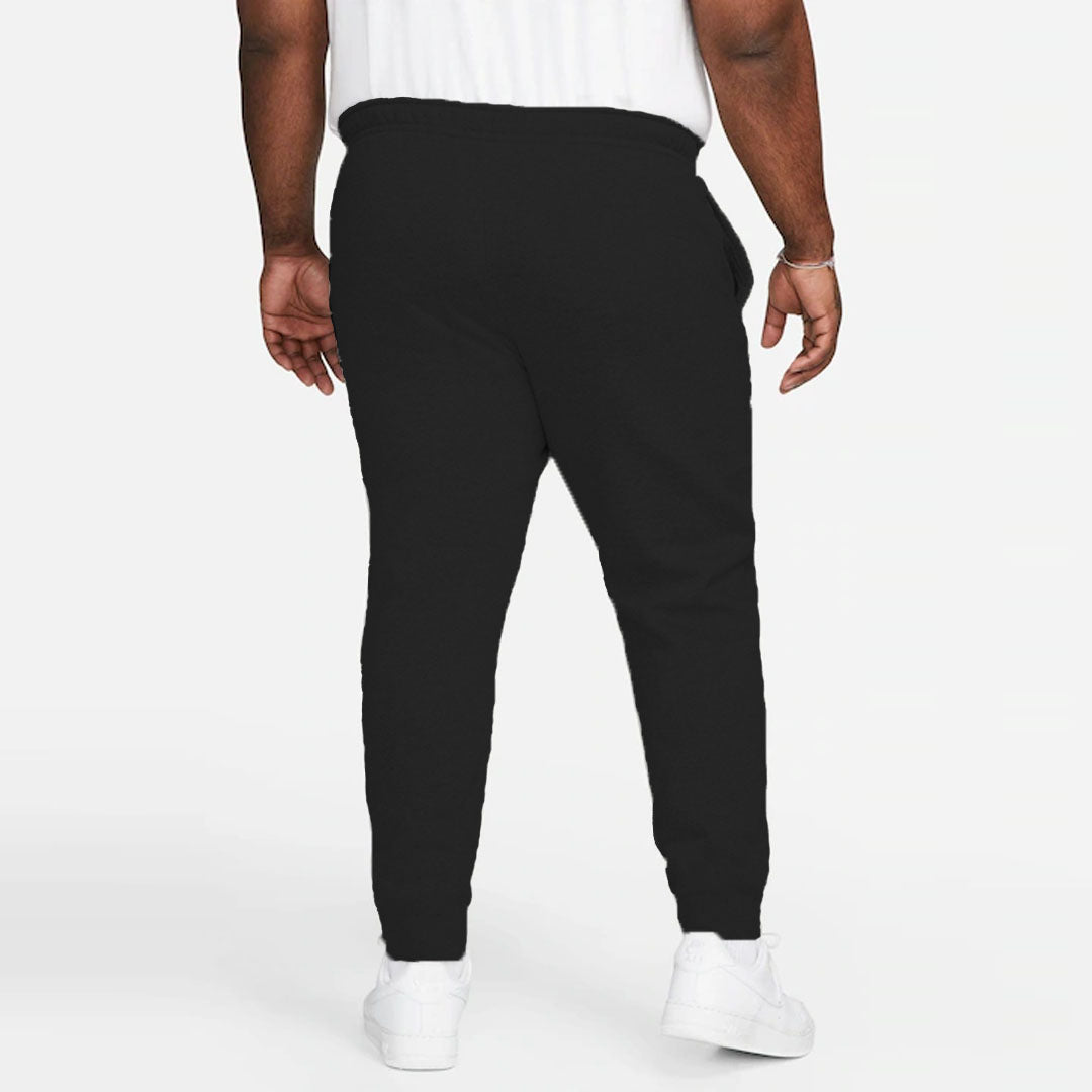 nrth face men slim fit black fleece plus size sweat trouser for winter