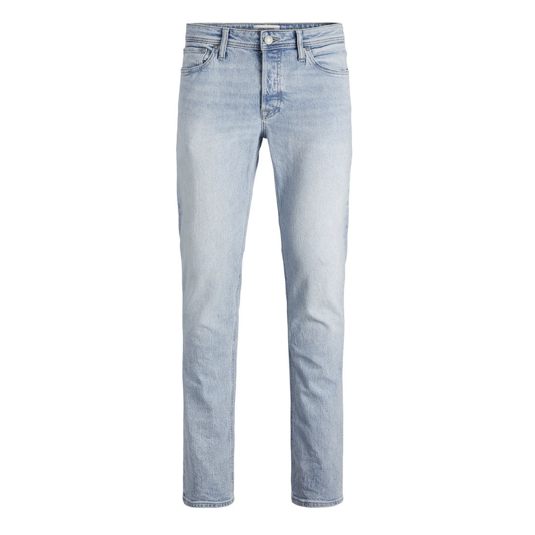 JJ Slim staright fit stretchable ice blue jeans for men