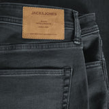 JJ slim fit stretchable greenish grey jeans for men