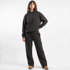 ZR drop shoulder / baggy unisex cotton dark grey tracksuit for winters