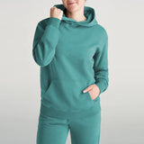 nxt regular fit see green fleece pullover hoodies for women