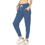 kska slim fit blue jogger pant for women