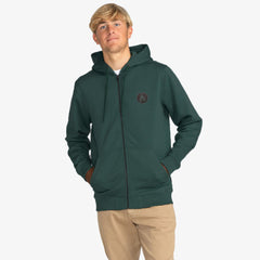 blabng zipper green hoodies for mens