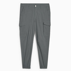 CA relaxed fit grey 6 pocket cargo pant for men