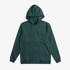 blabng zipper green hoodies for women