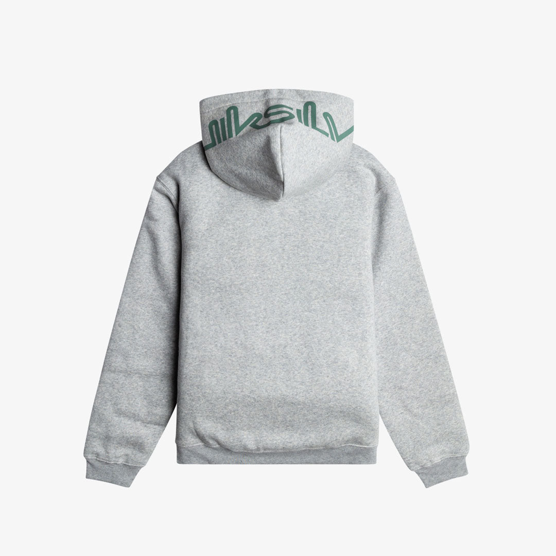 quck slvr wave sherpa light grey zipper hoodies for girls