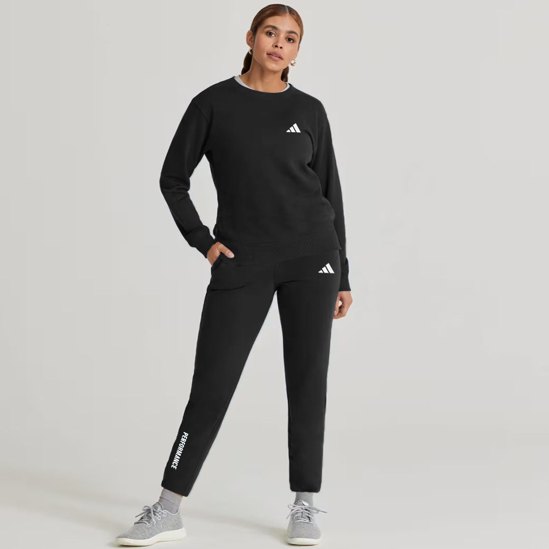 addi dryfit active wear black tracksuit for women