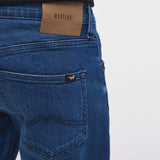 mstang bootcut stretchable blue jeans for men