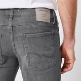 JJ slim fit stretchable light grey jeans for men