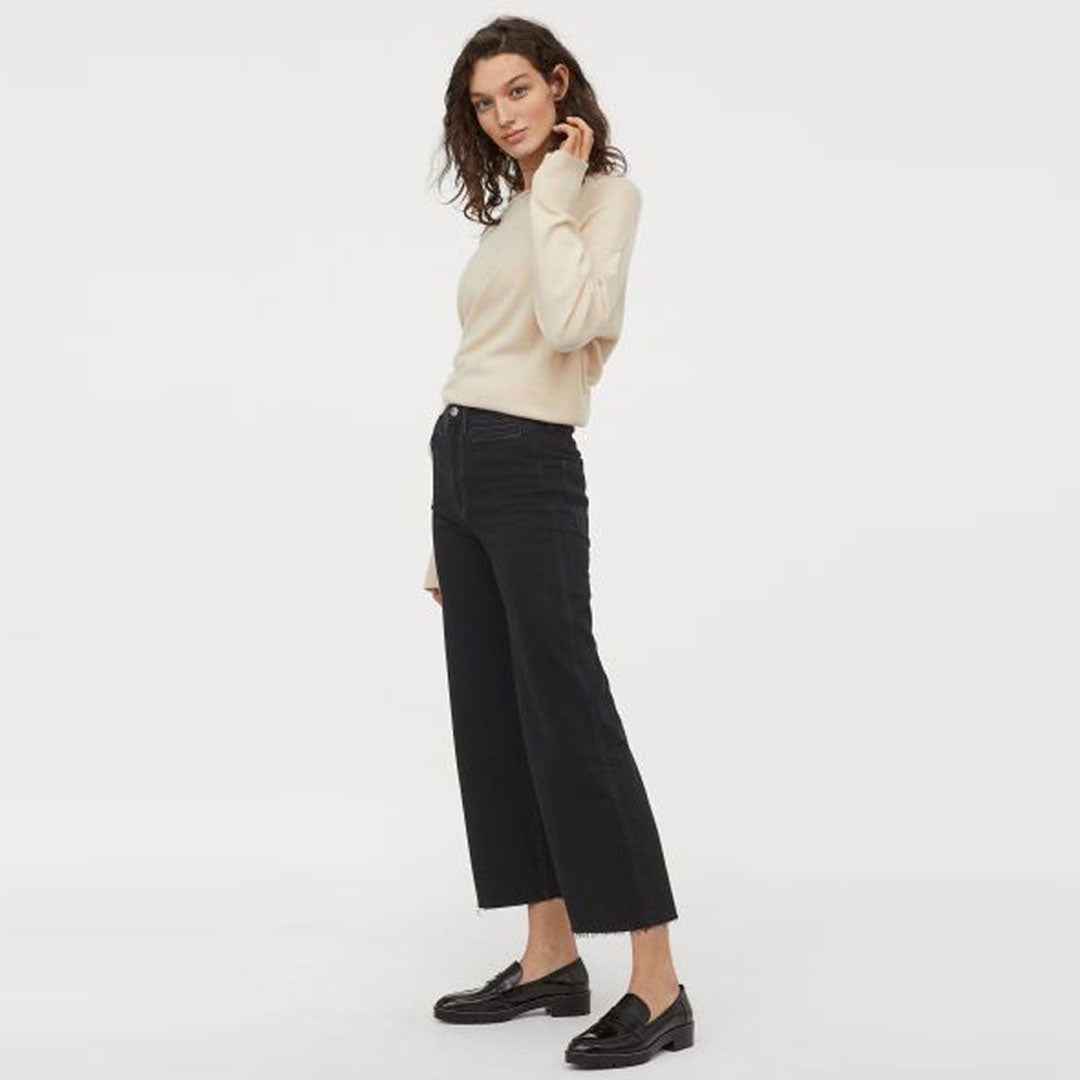 Culotte high ankle jeans hm best sale