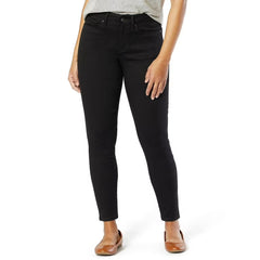 sigtur skinny fit stretchable jet black jeans for women