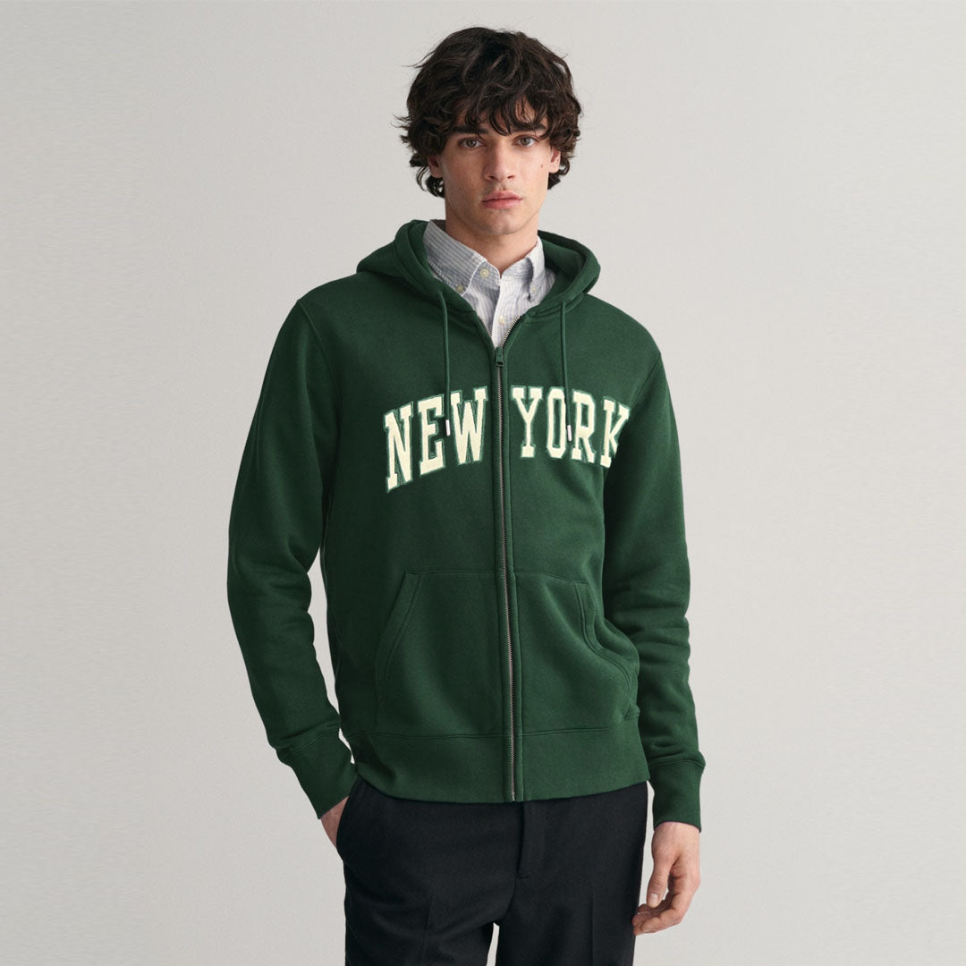 infnity mens green zipper hoodies for winter