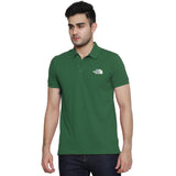 nrt fce regular/Slim fit embroidered logo green polo for men
