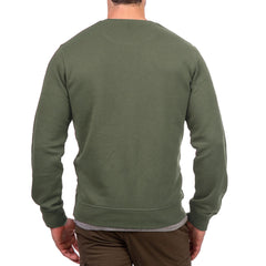 polo asn mens crew neck light green shirt for winter