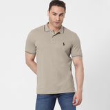 polo rplh regular fit embroidered light skin polo for men