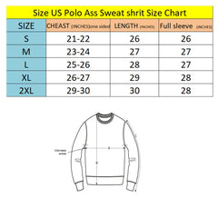 polo asn women crew neck yellow sweat shirt for winter