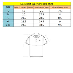 supr dry white polo shirt for men