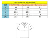 supr dry red polo shirt for men