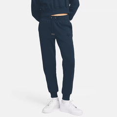 avx women blue fleece sweat jogger trouser for winter
