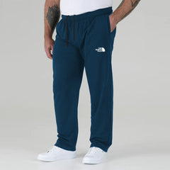 nrth face men straight/loose fit zink plus size terry trouser for summer