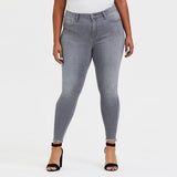 K!abi skinny fit stretchable high rise grey women jeans
