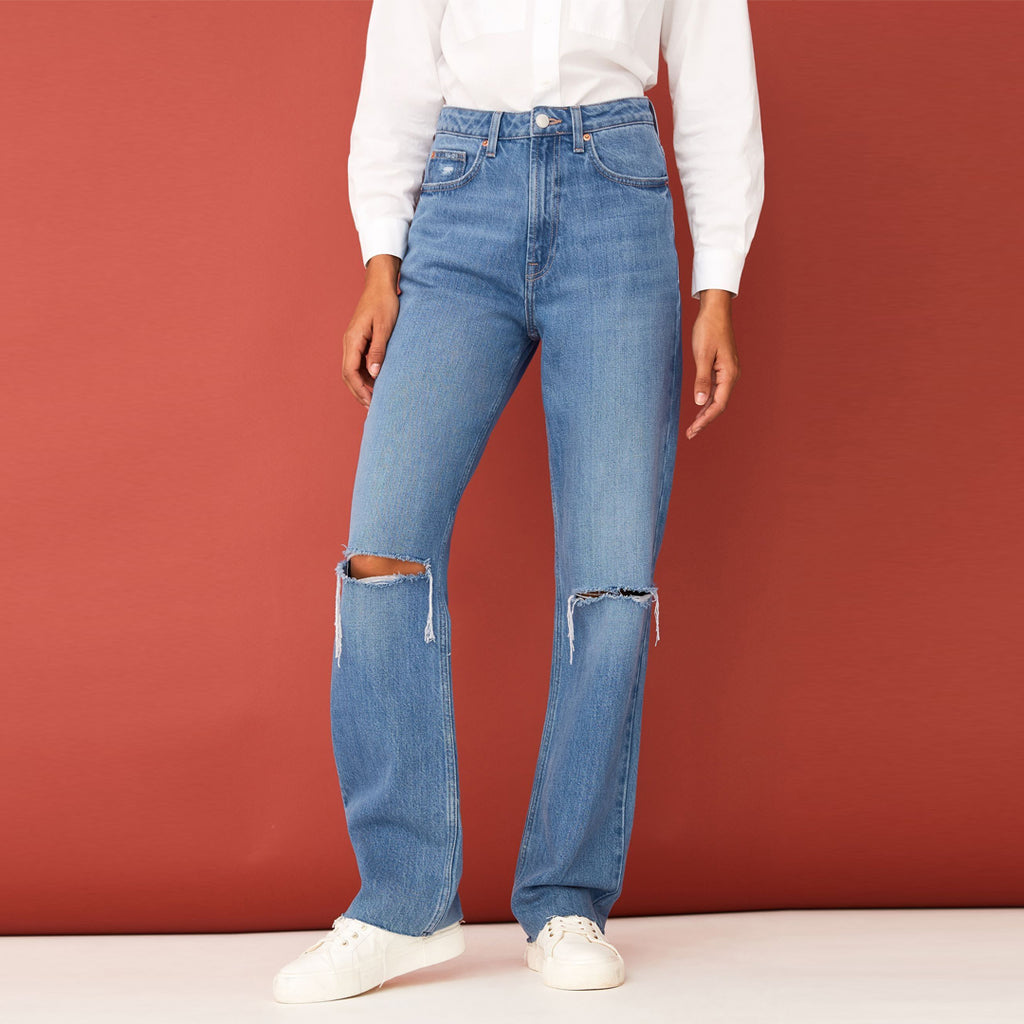 Mens Washed Denim Skinny Fit Stretch Jeans | Gerardo Collection