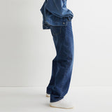 Hm high rise 90's baggy dark blue women jeans