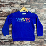 zr Waves Blue sweat shirts for kids