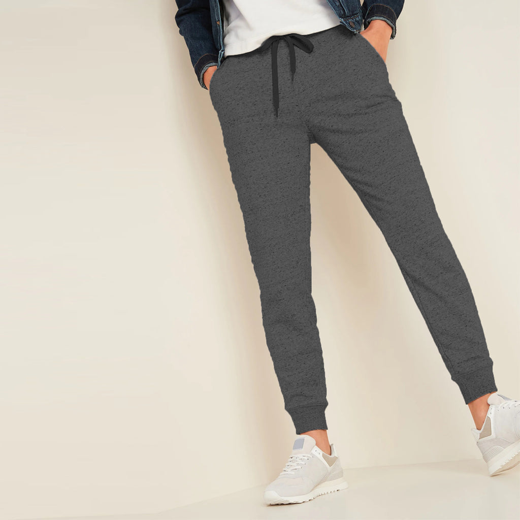 zr slim fit high rise charcoal summer wear jogger pant for women
