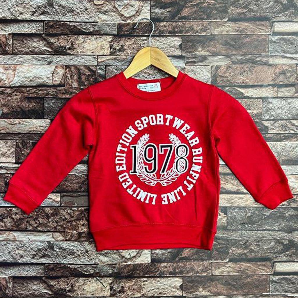 zr 1978 Red sweat shirts for kids
