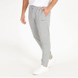 hudsn slim fit light grey sweat jogger pant for men's