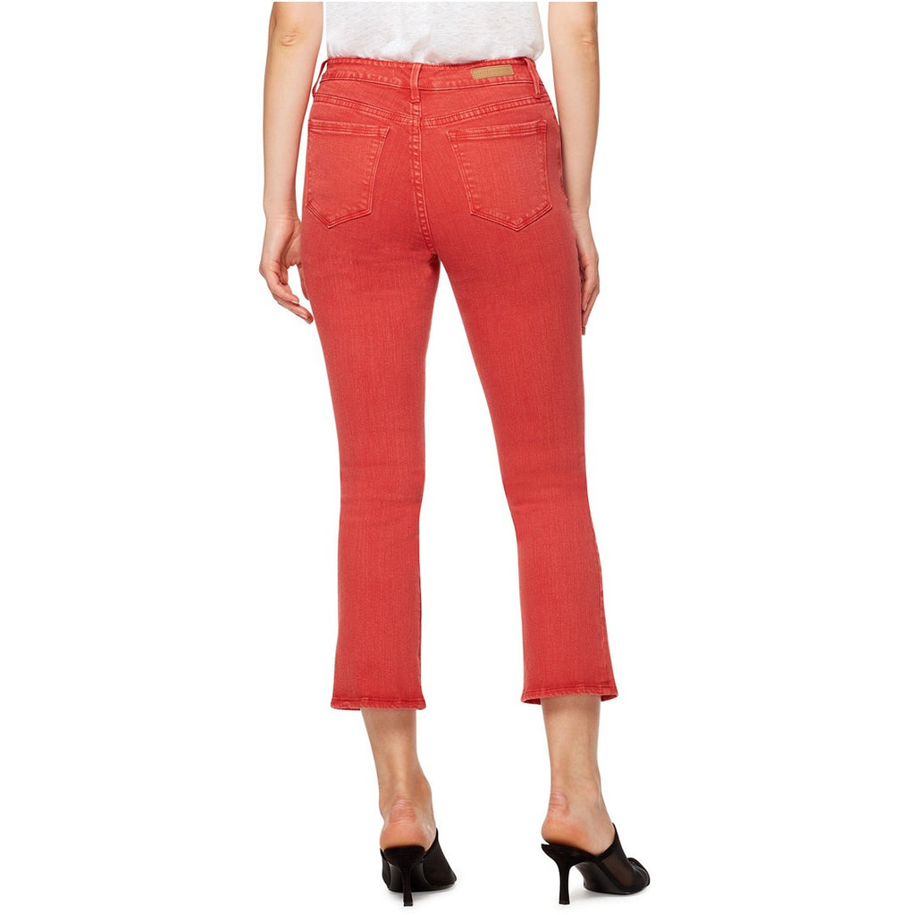 santury standard rise stretchable demi bootcut short length jeans