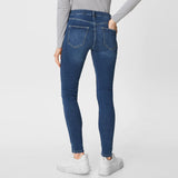 CA skinny fit stretchable mid blue ankle length ladies jeans