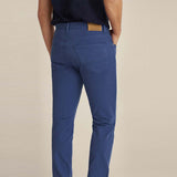 Brand pedro slim fit stretchable royal blue mens cotton jeans