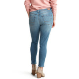 lvs women  modern skinny light blue stretchable jeans