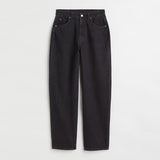 HM 90's baggy ultra high waist faded black women Jeans