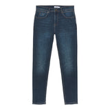 conbpl carrot fit stretchable dark blue mens jeans