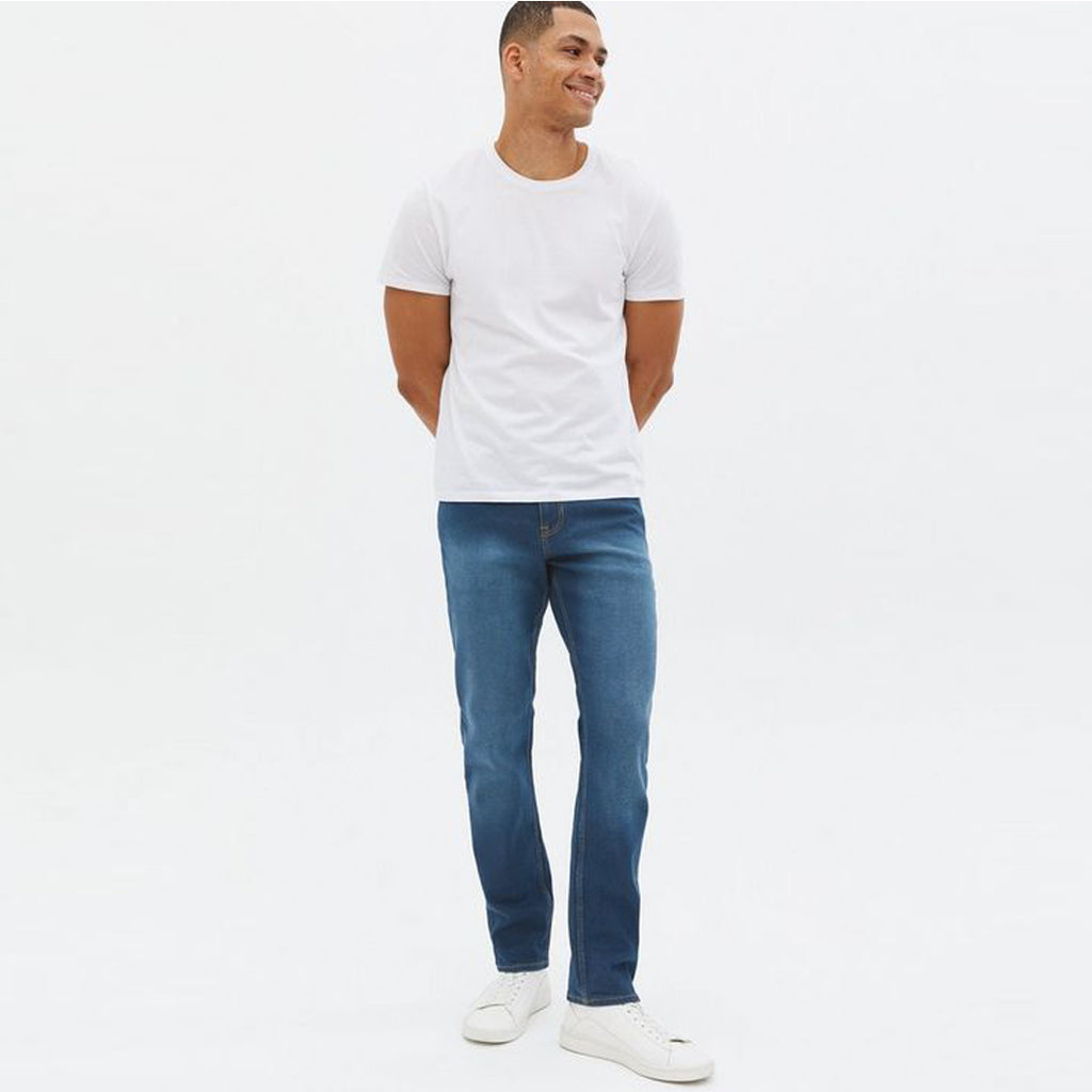 new lok slim fit stretchable greenish blue mens jeans
