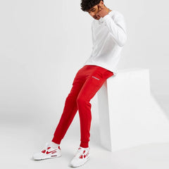 mkz men's slim fit red sweat jogger pant