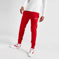 mkz men's slim fit red sweat jogger pant