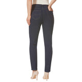stokar high rise stretchable dark blue tapered fit jeans