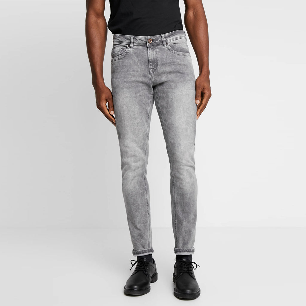 crs regular fit stretchable random grey mens jeans