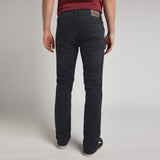 mustng straight fit stretchable dark blue mens jeans
