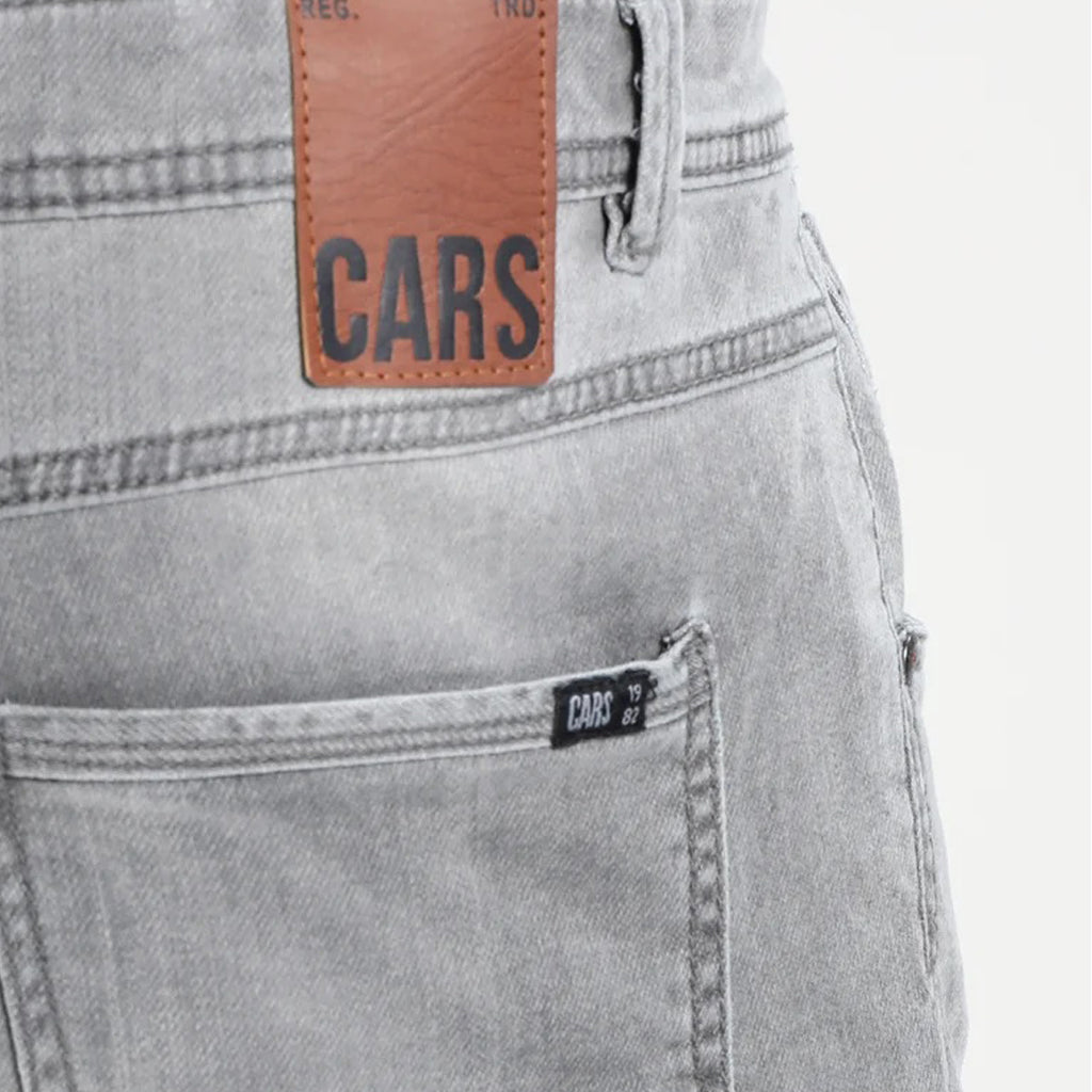 crs regular fit stretchable grey mens jeans