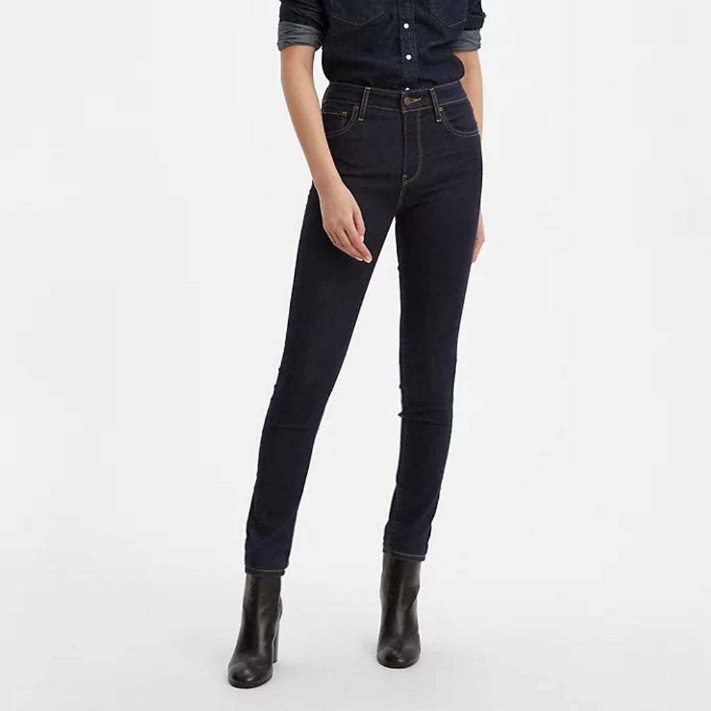 lvs women regular slim high rise brownish black jeans